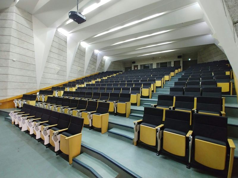 An empty lecture hall